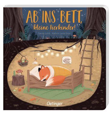 Jetzt bestellen! Oetinger, Pappbilderbuch, Ab ins Bett kleine Tierkinder