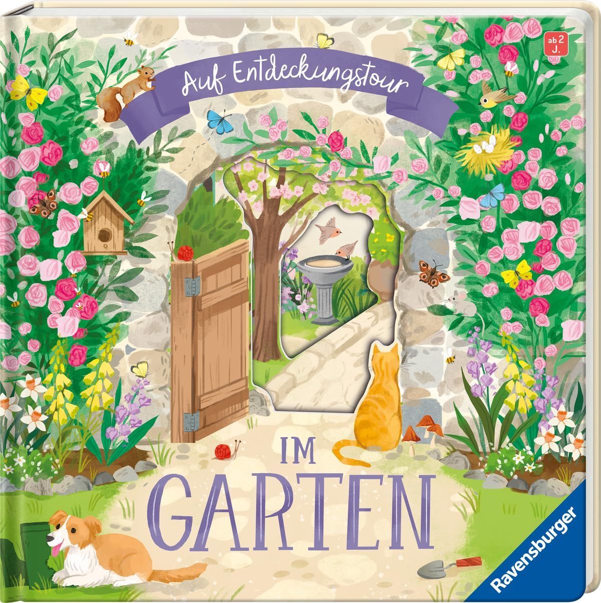 Komm mit nach draußen - Wilde Tiere Übersetzung Kinderbücher, Auf Entdeckungstour im Garten