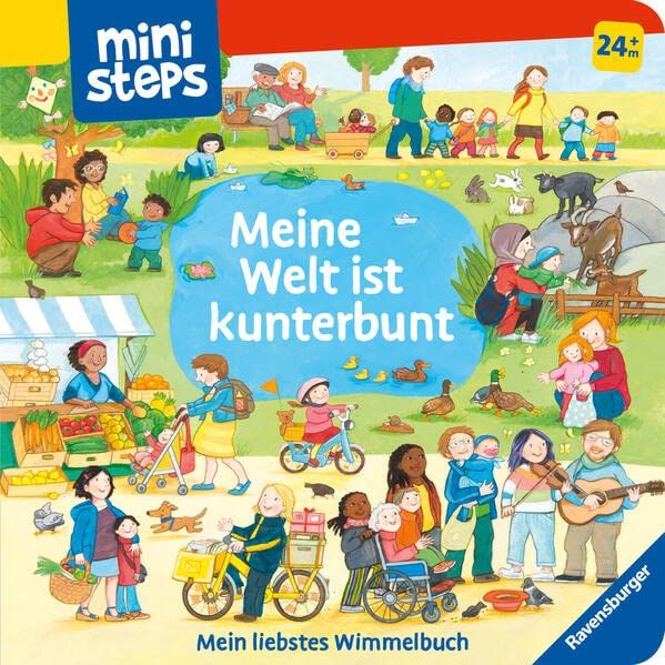 Ravensburger, Pappbilderbuch, Meine Welt ist kunterbunt, Ministeps, Kathrin Lena orso