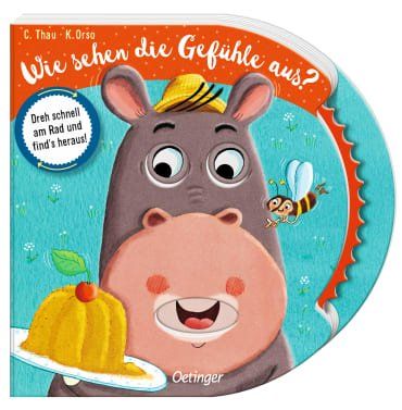 Jetzt bestellen! Wie sehen die Gefühle aus? Dreh schnell am Rad und finds heraus, Oetinger, Pappbilderbuch