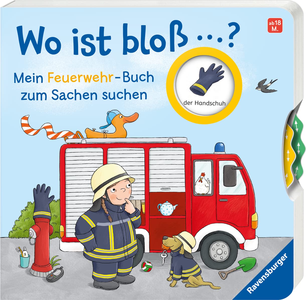 Jetzt bestellen! Ravensburger, Pappbilderbuch, Wo ist bloß? Feuerwehr