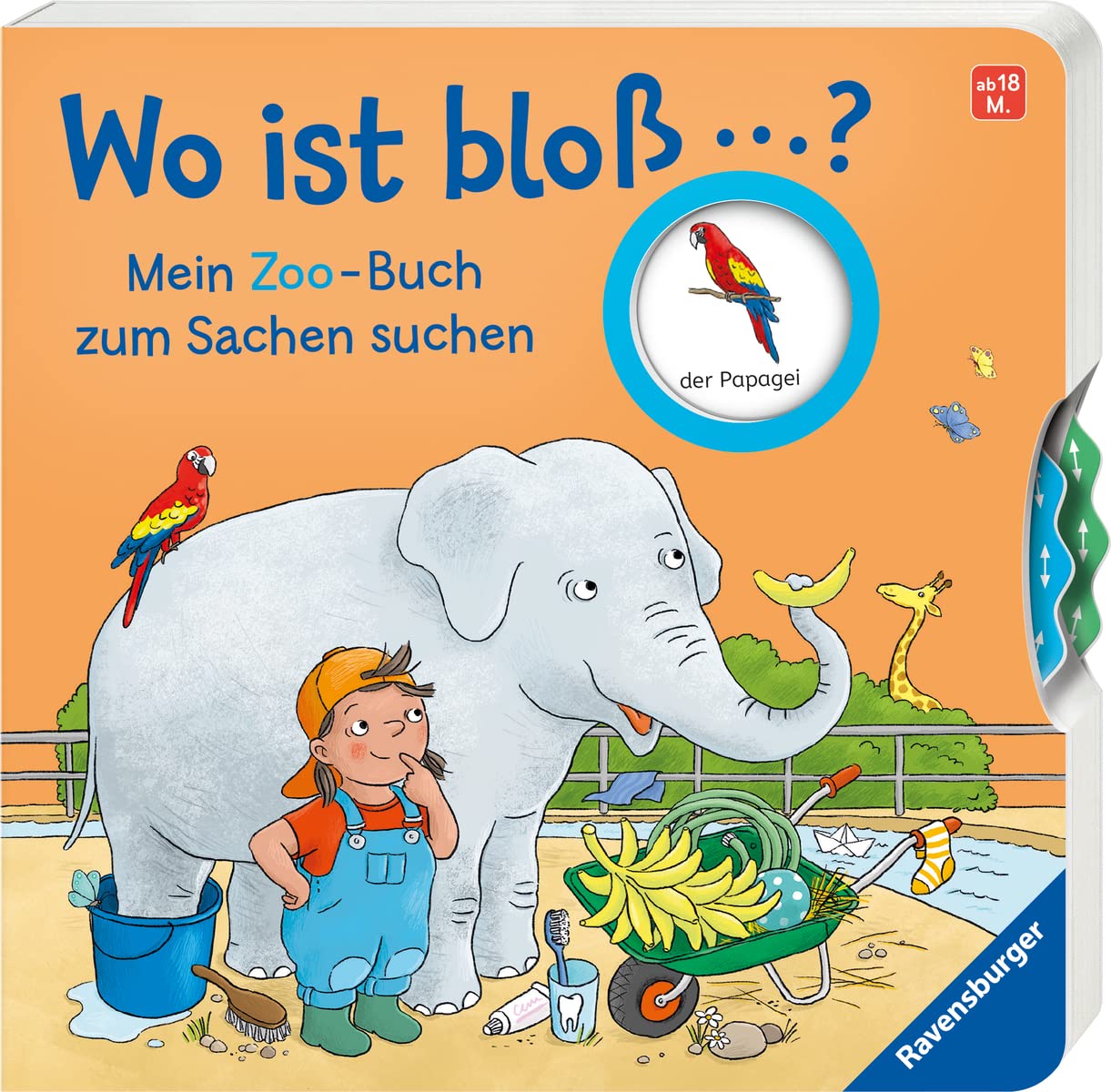 Ravensburger, Pappbilderbuch, Wo ist bloß? Zoo