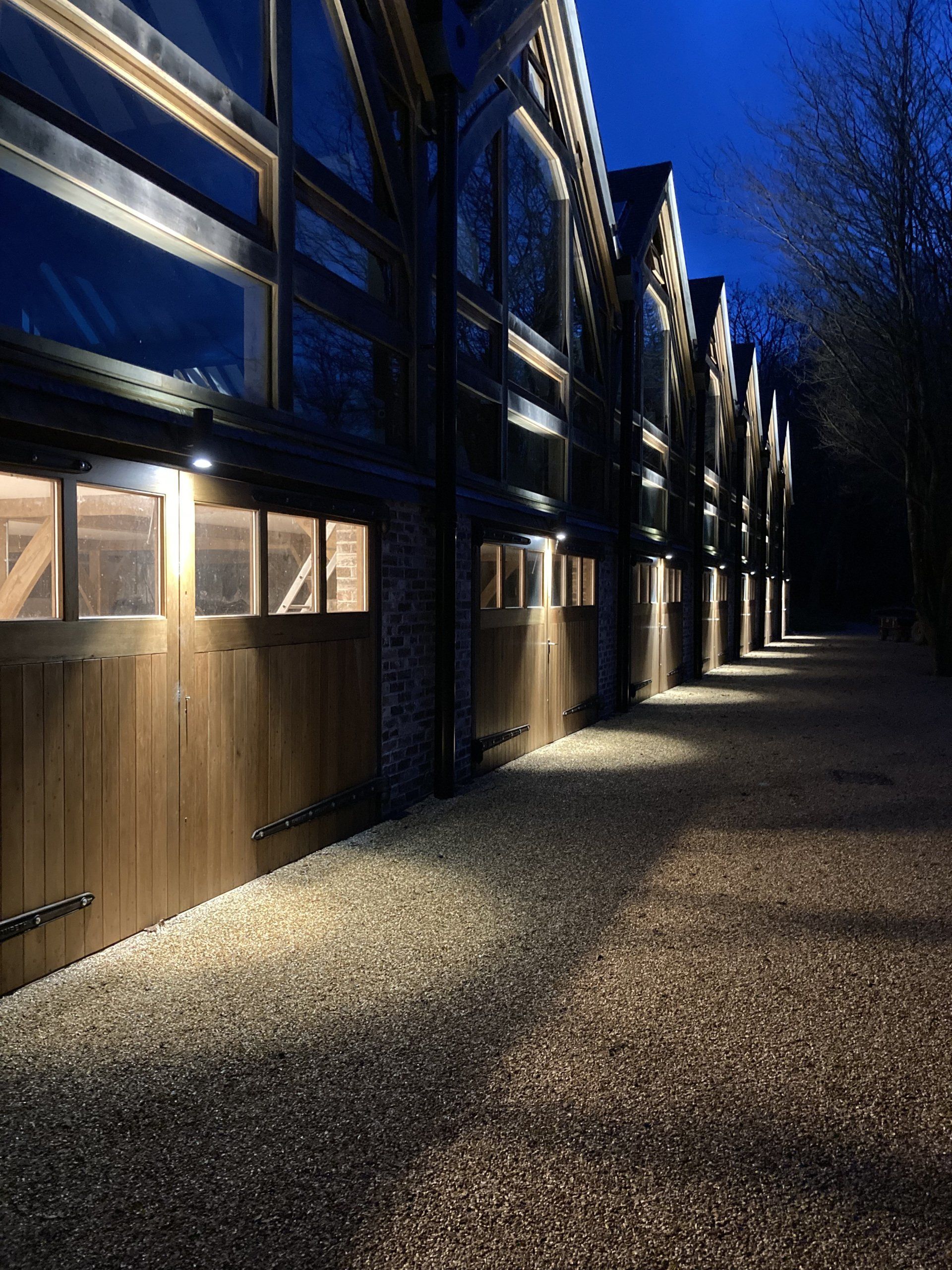 Porch Security Lighting, driveway lights and security lighting showing an example