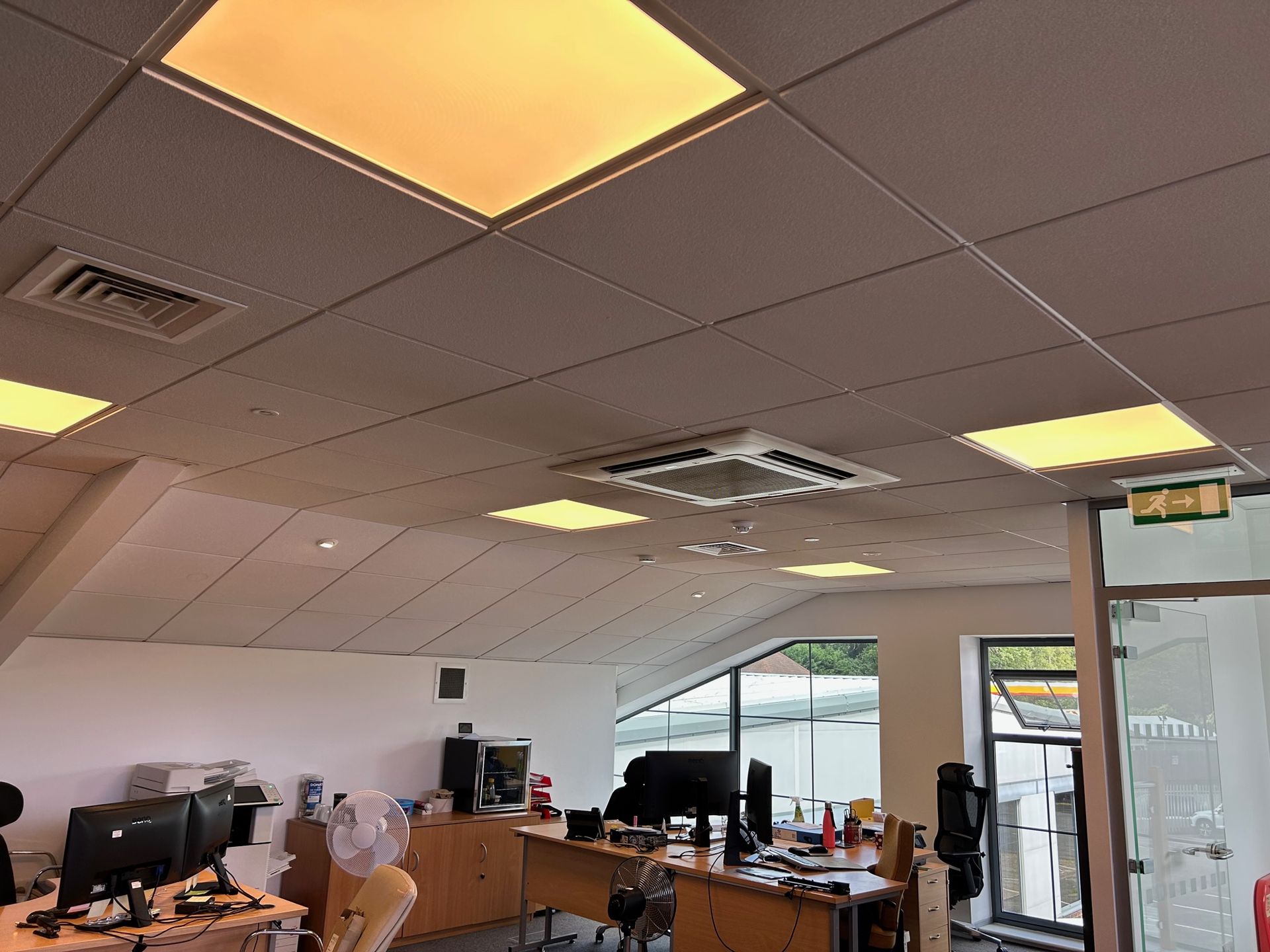 Office Lighting Halogen to LED for East Grinstead