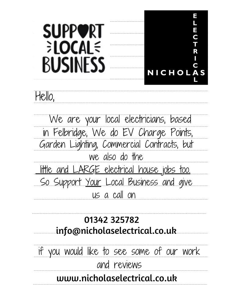 Logo of Nicholas Electrican marketing Support Local Business 