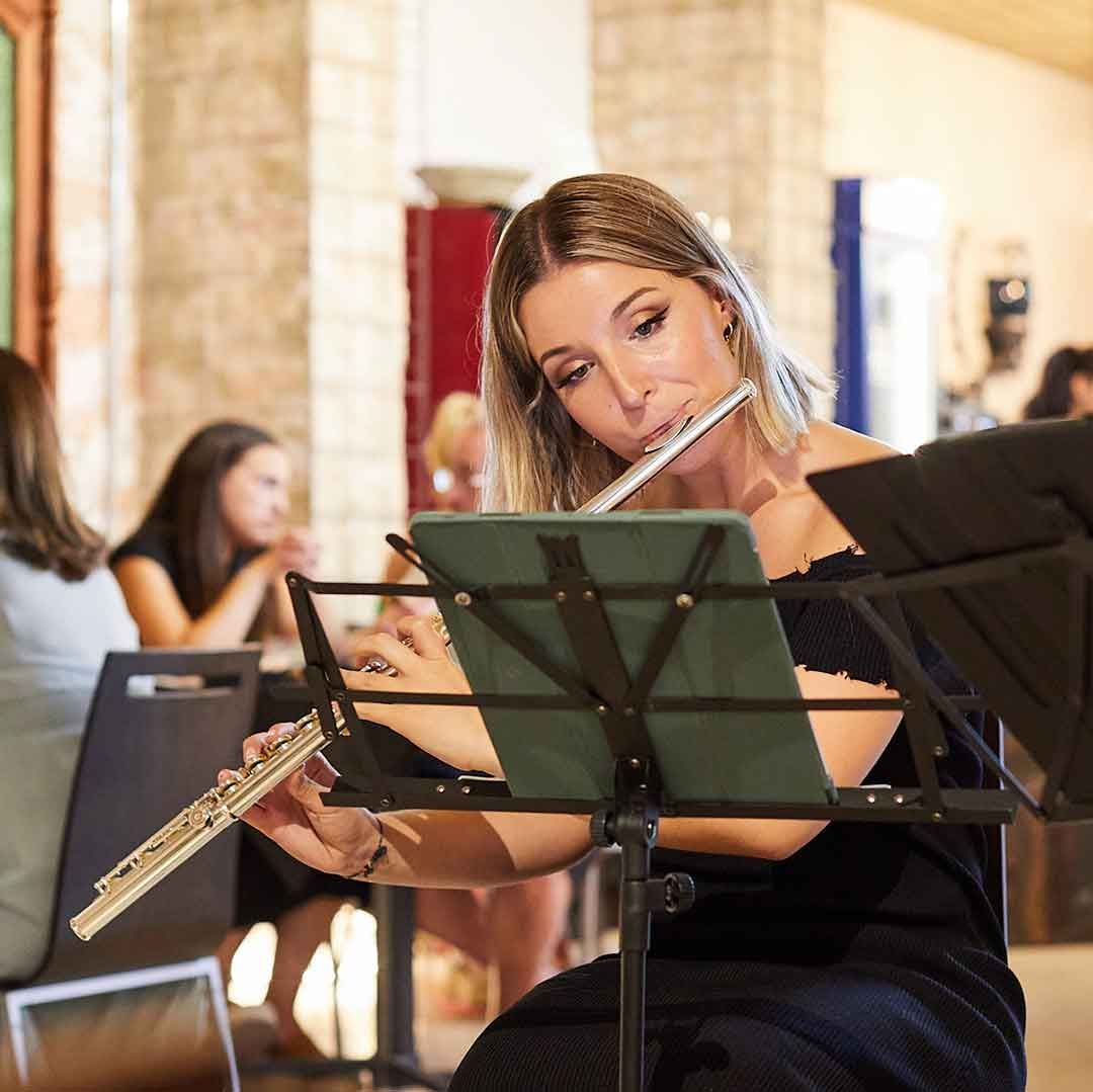 Música en vivo durante la cena