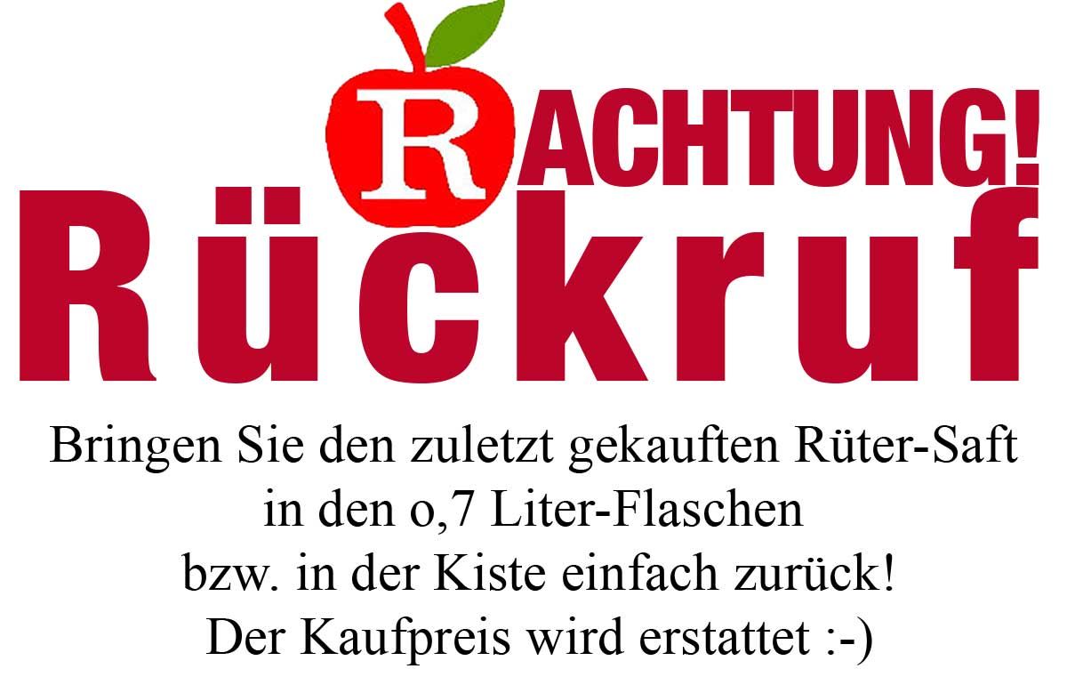 Verbraucherschutz und Veterinaerwesen 3.12.25 rueter saft rueckruf