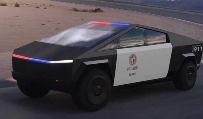 Tesla Cybertruck Police, mieux que la Science-fiction ?