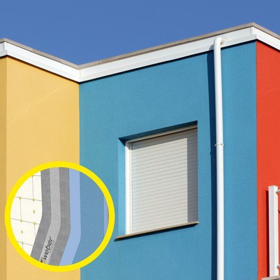 Sistema SATE restauración de fachadas en Badalona. SATE