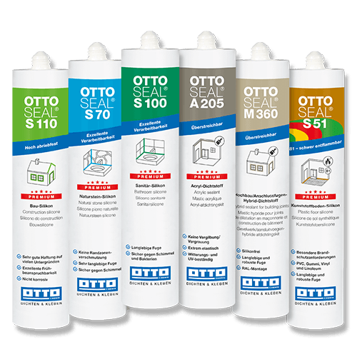Die OTTO Chemie Produktfamilie für Dichtstoffe