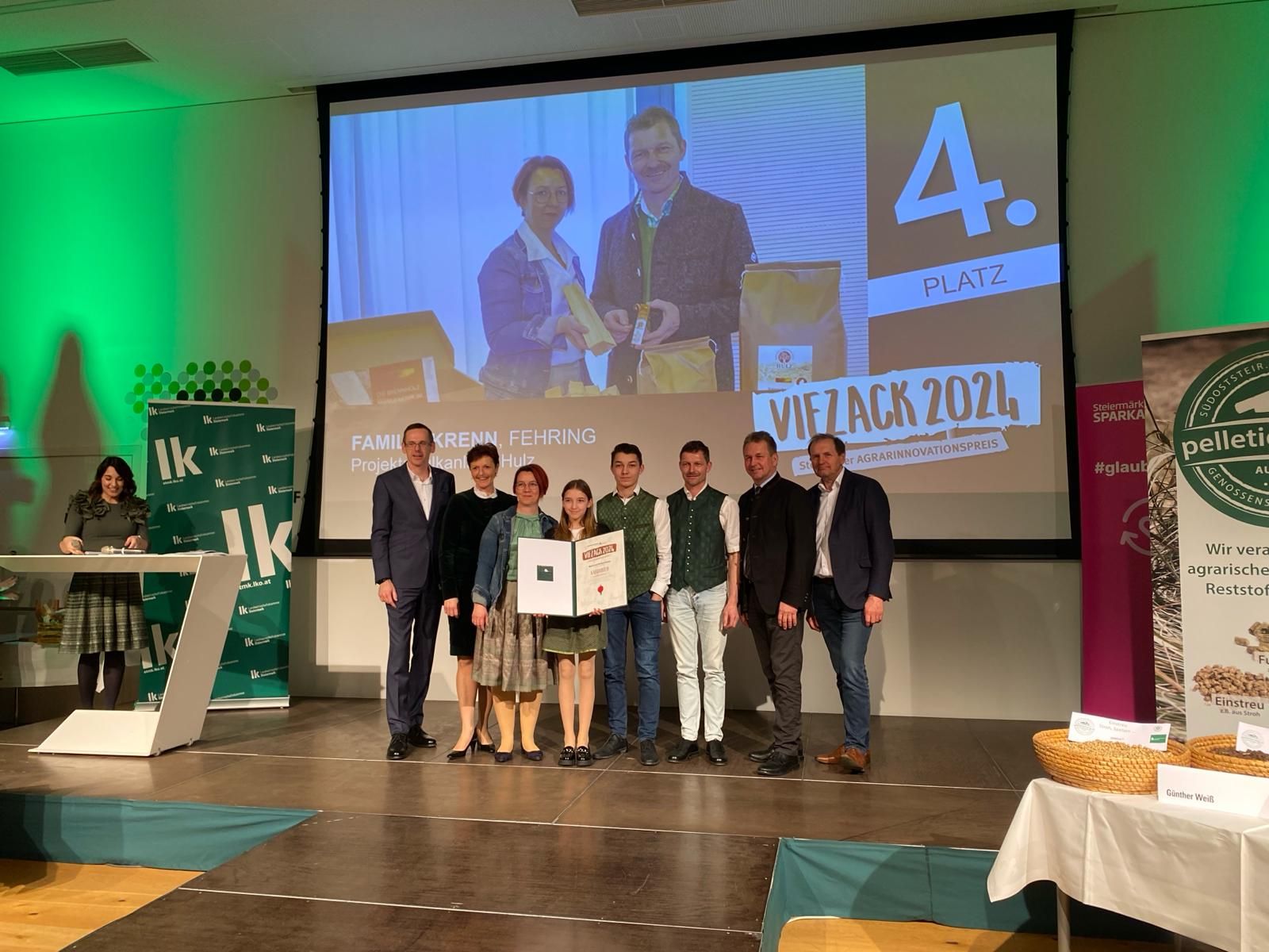 Vifzack-Vulkanland-Hulz Vifzack 2024 - der Innovations-Preis der Landwirtschaftskammer Steiermark