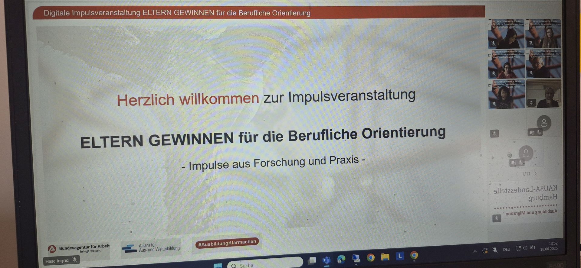 Screenshot von Teams