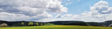 Blick über Lauscha im Frühling Blick über Lauscha im Frühling