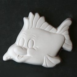 Flounder like fish to paint