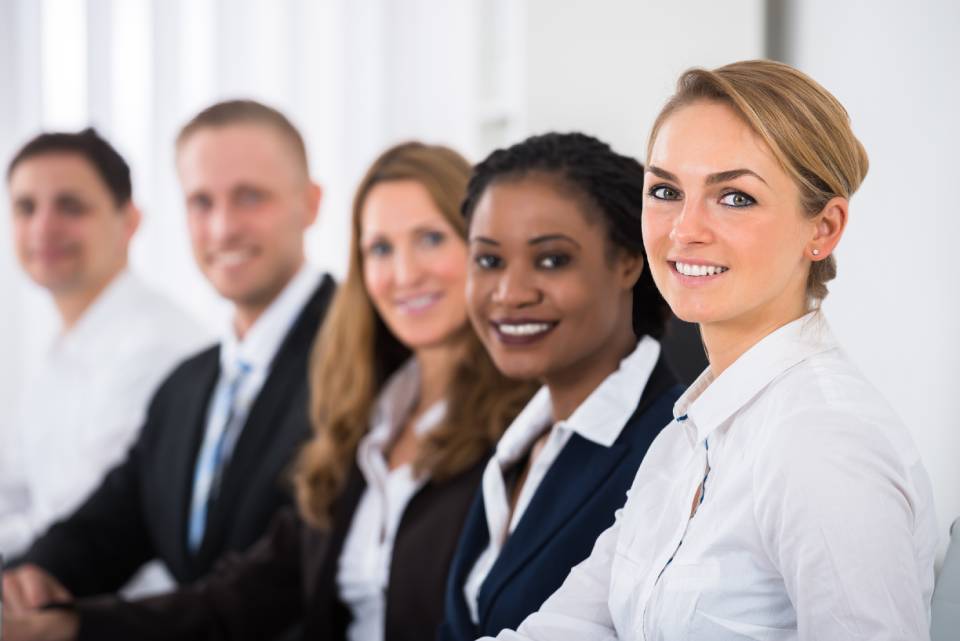 diverse group of medical professionals