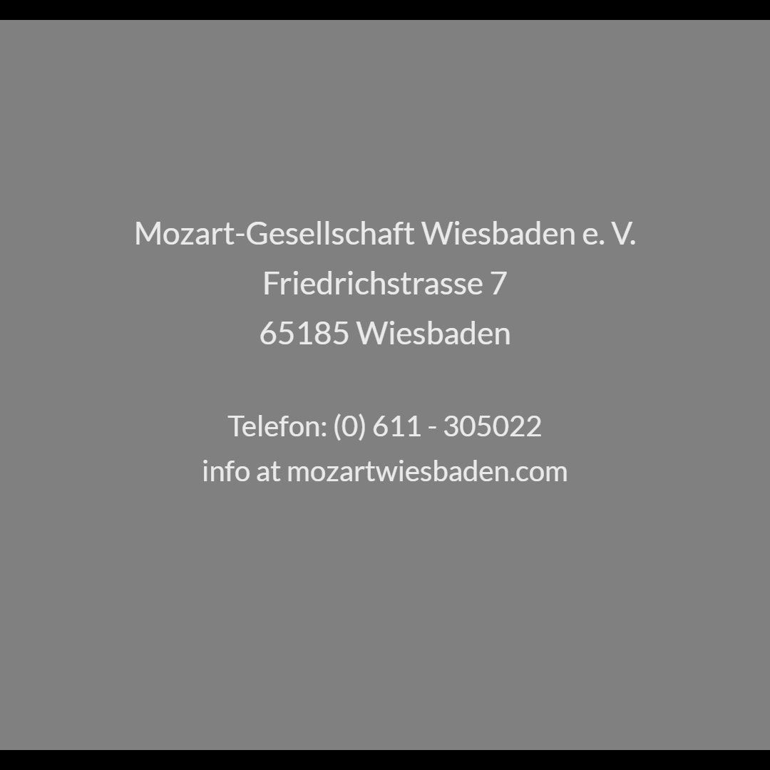 Kontakt Mozart-Gesellschaft Wiesbaden e. V.