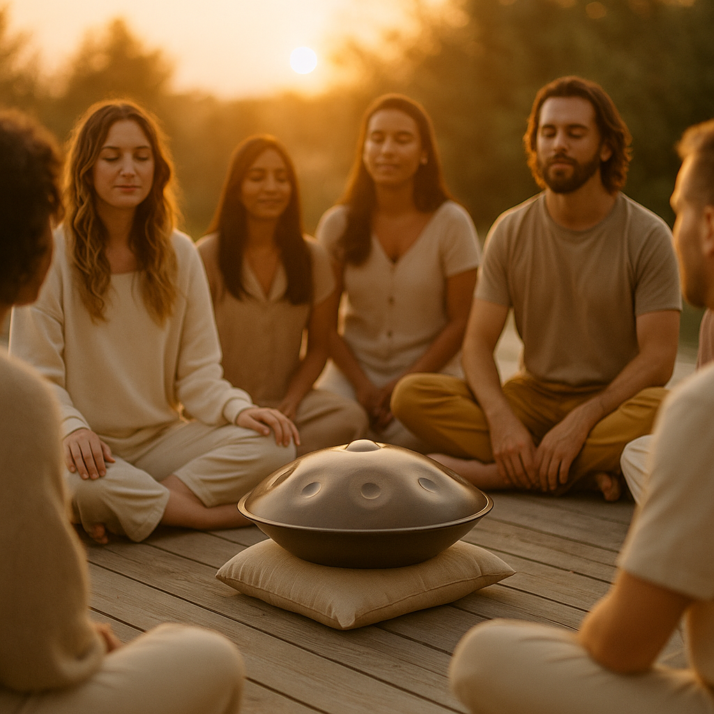 Erlebnisseminare inklusive Live-Handpan-Klänge Erlebnisseminare zur Vermittlung von bewusstseinserweiternden Informationen und diversen Techniken zur Aktivierung von Selbstheilungskräften. Inklusive Live Handpan Klängen.