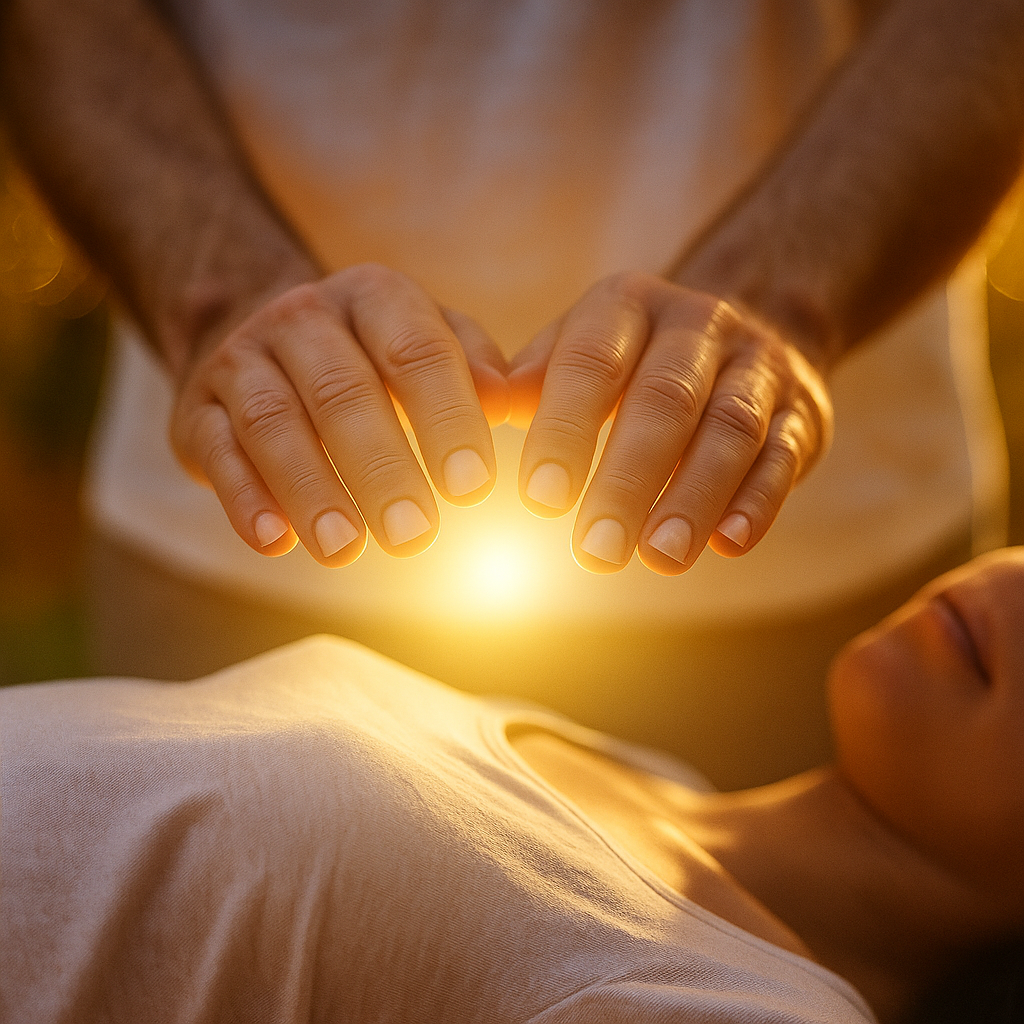 Behandlung durch Energiearbeit. Energiearbeit zur aktivierung von Selbstheilungskräften.