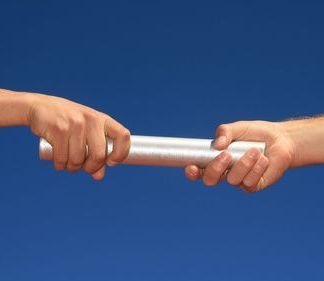 das Staffel übergeben