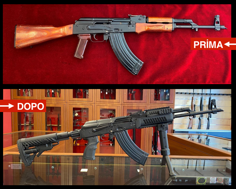 AK 47 EX ARSENALI CON COMPONENTISTICA FAB DEFENSE