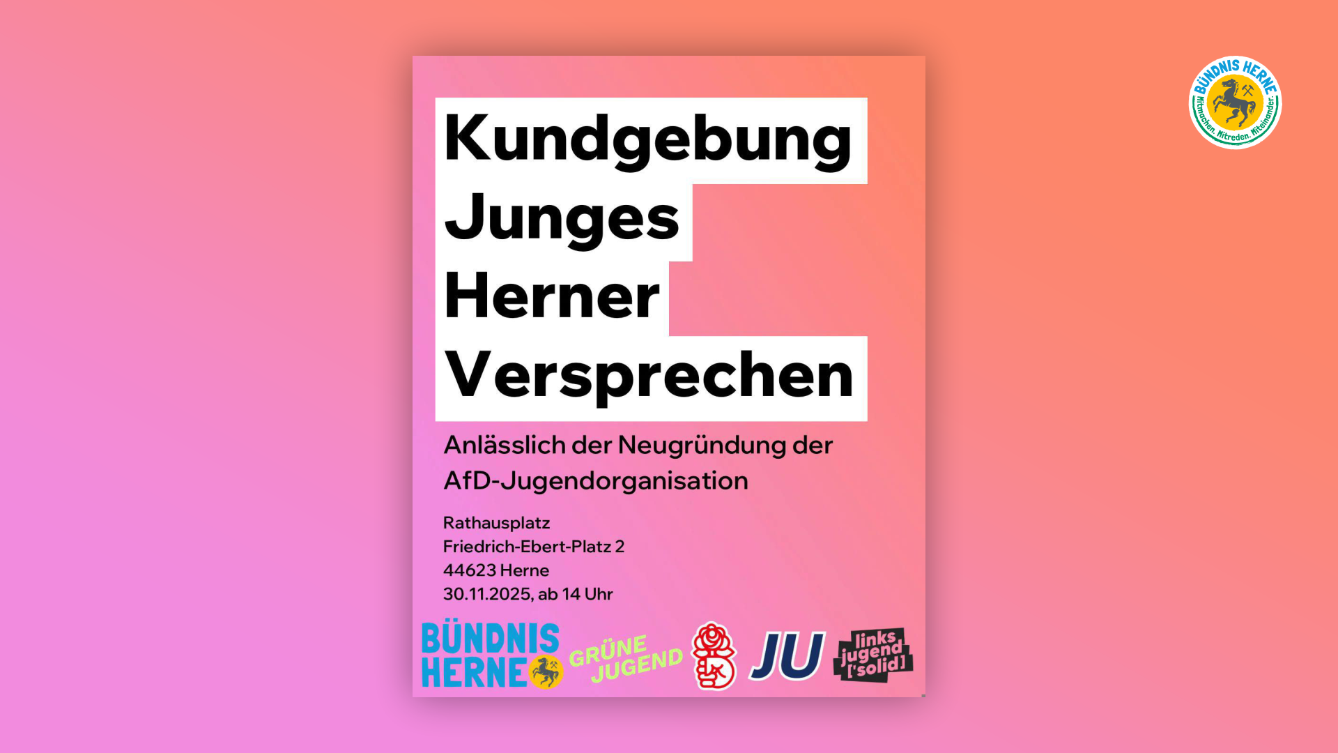 SharePic Junges Herner Versprechen