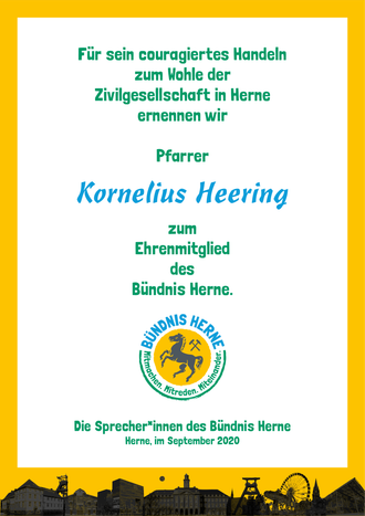 Ehrenmitgliedschaft Korenlius Heering Ehrenmitgliedschaft Korenlius Heering