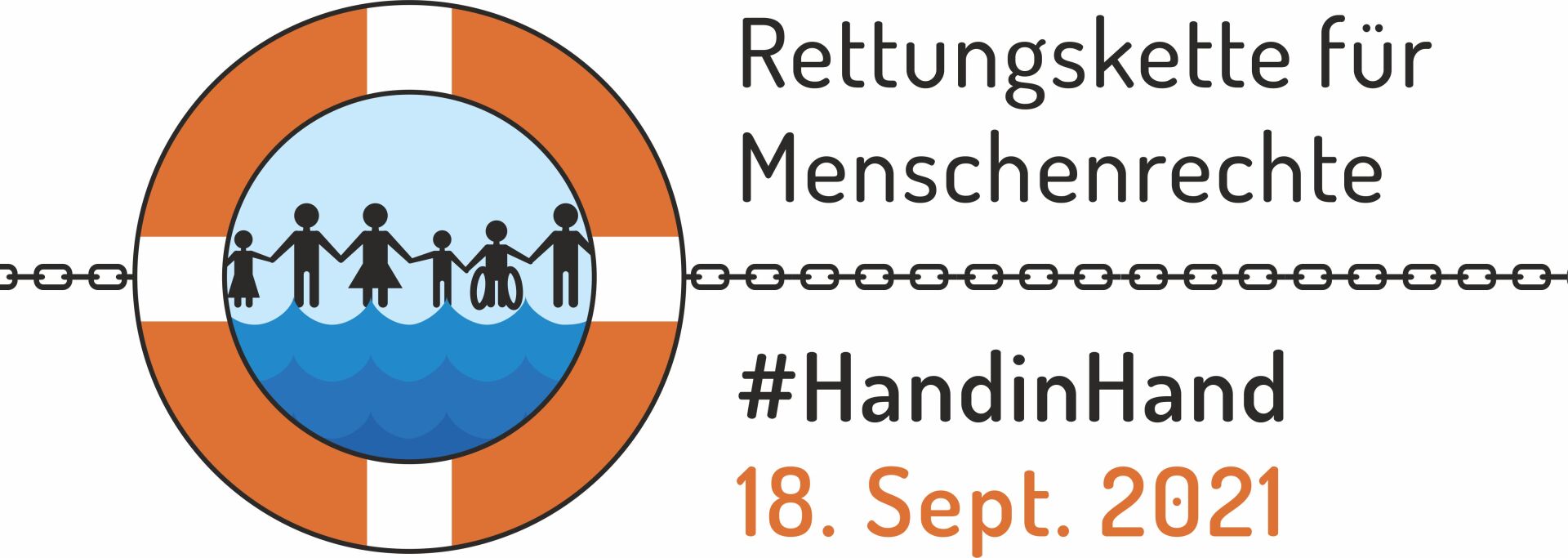 Rettungskette für Menschenrechte Rettungskette für Menschenrechte