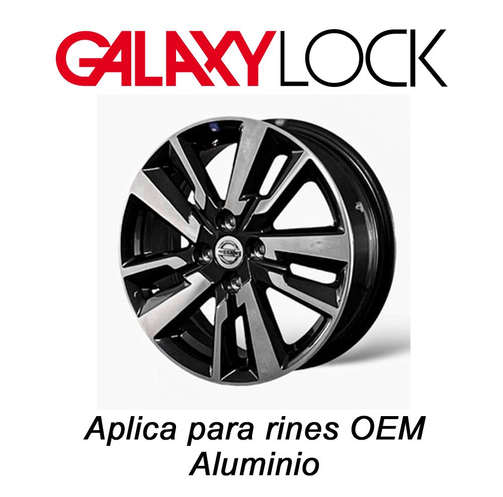 Tuercas de Máxima seguridad Nissan Kicks e-power Galaxylock