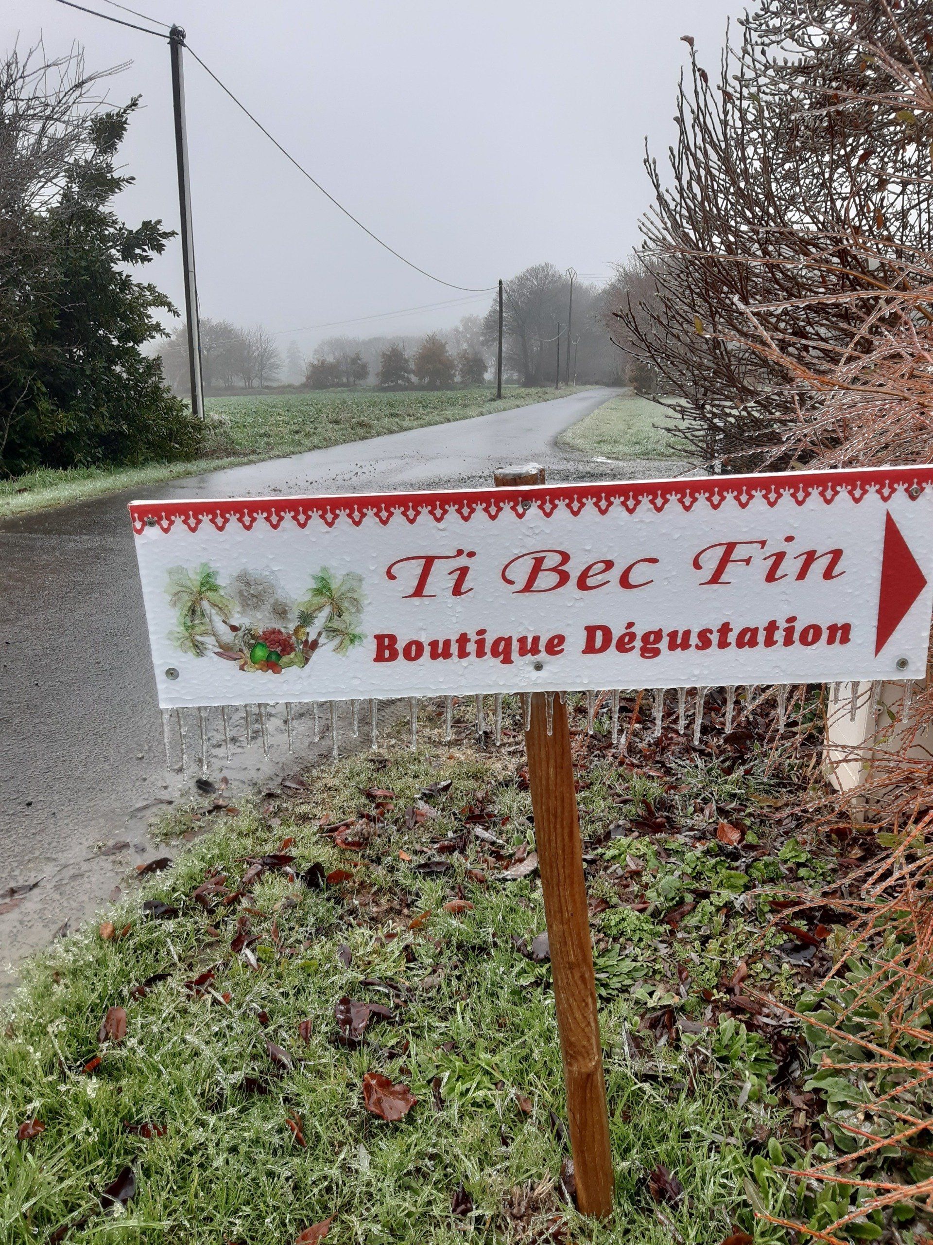 Panneau signalétique Ti Bec Fin