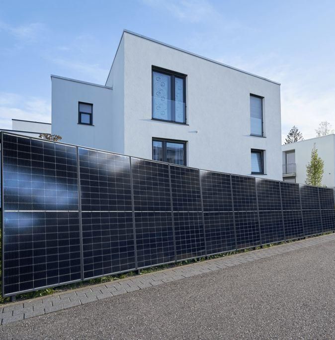 PV-Zaun-Vertikal-Sichtschutz