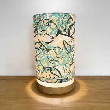 Lampshades made to order in collaboration with a lampshade maker. Print desgins by Rakha Madahar of desgn.prnt 