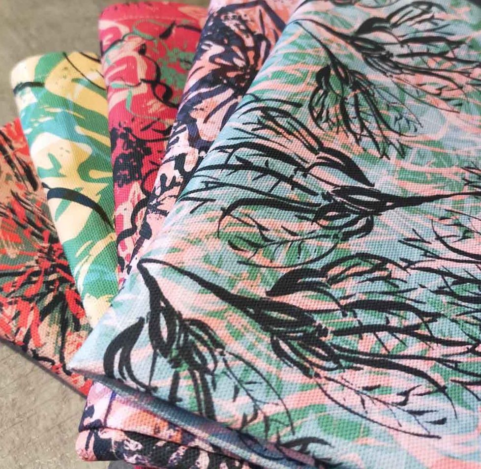 Patterned Luxury Tea Towels and Lampshades by desgn.prnt