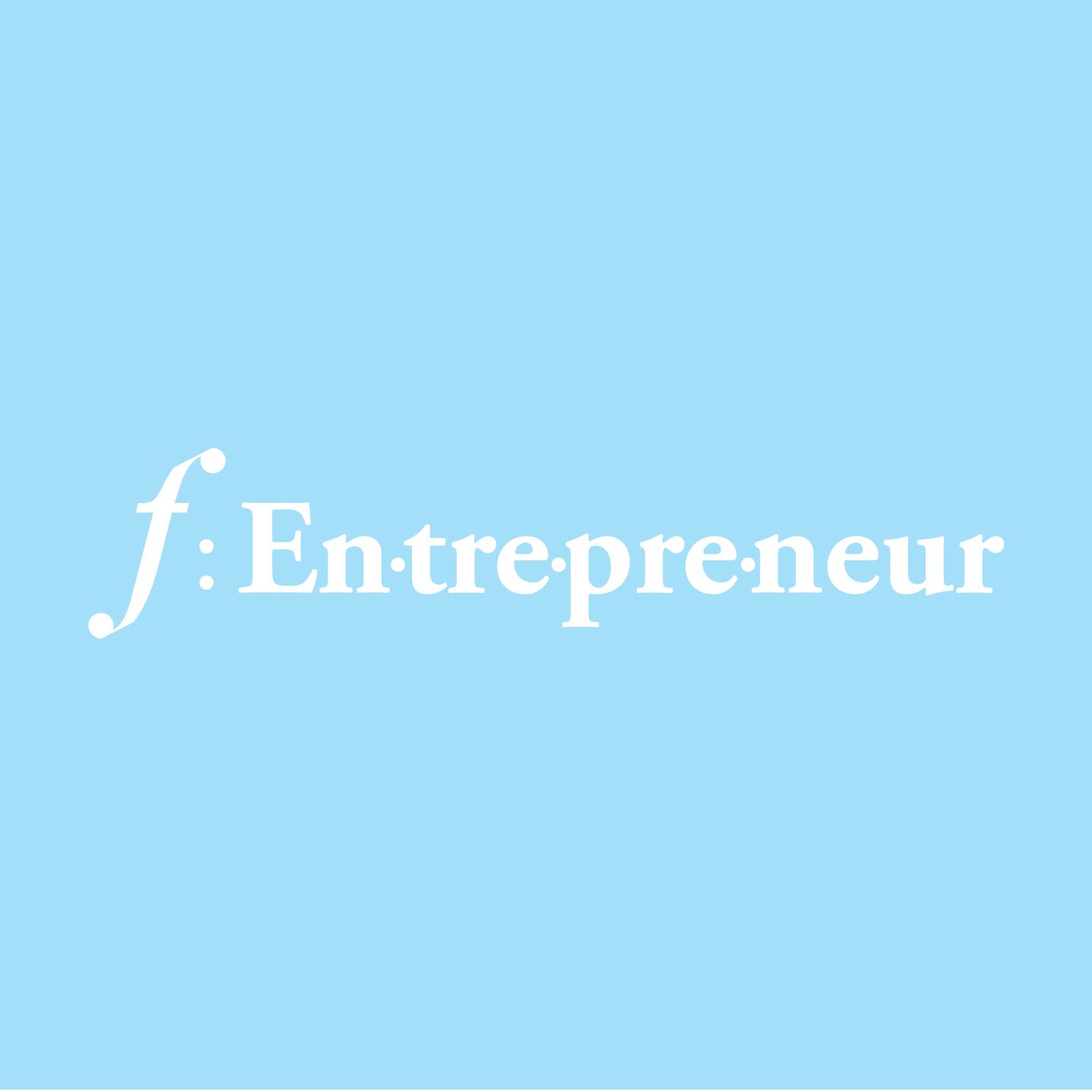 F: Entrenpreneur Logo