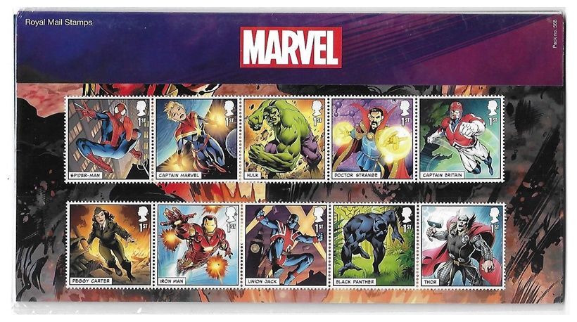 British Royal Mail Mint Stamp Presentation Packs