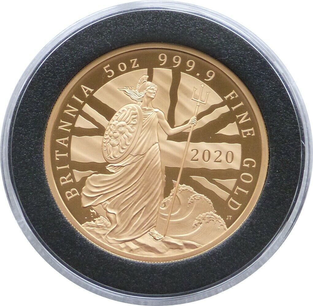 Mintage - Royal Mint 2013 - 2020 Britannia £500 Gold Proof 5oz Coin Box Coa