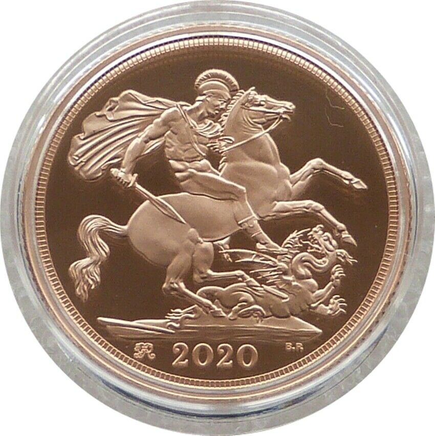 Mintage - Royal Mint 1979 - 2020 Gold Proof Full Sovereign Coin Box Coa