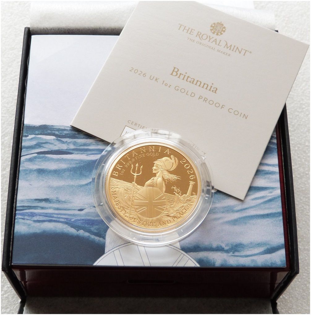 1987 - 2026 Royal Mint Britannia Gold, Silver and Platinum Coin Range