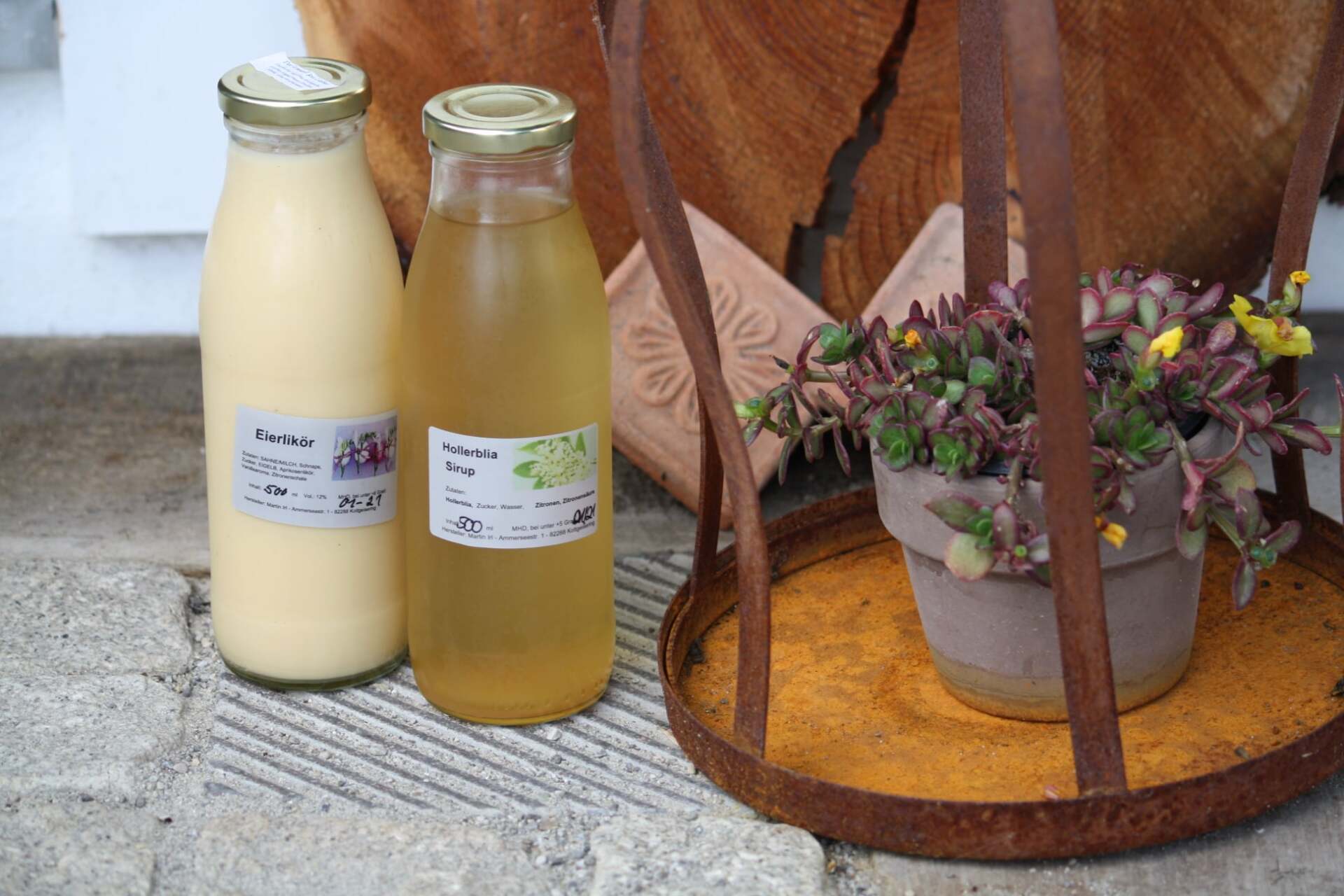 Getränke beim Falterbauer