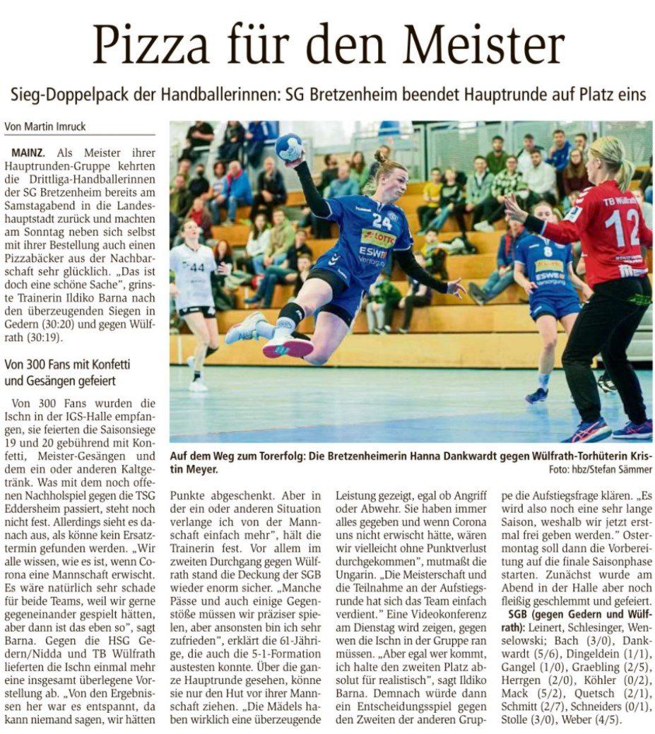 Mainzer Allgemeine Zeitung vom 4.4.2022