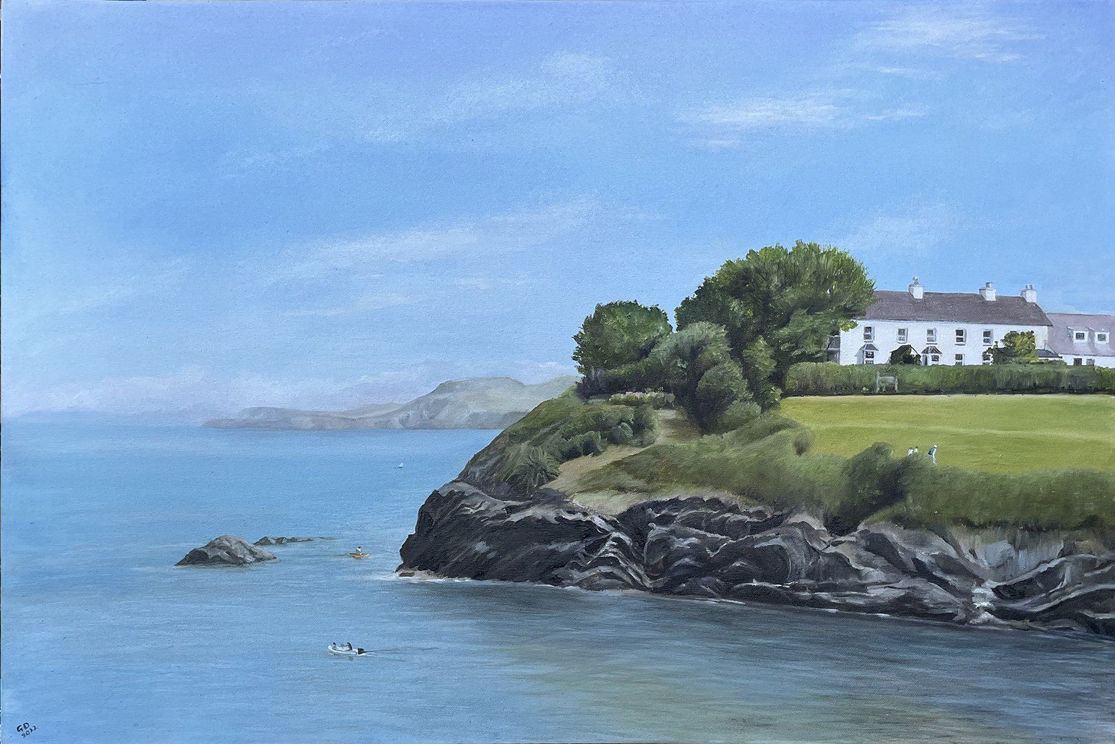 original oil painting by Gabrielle Dudley title