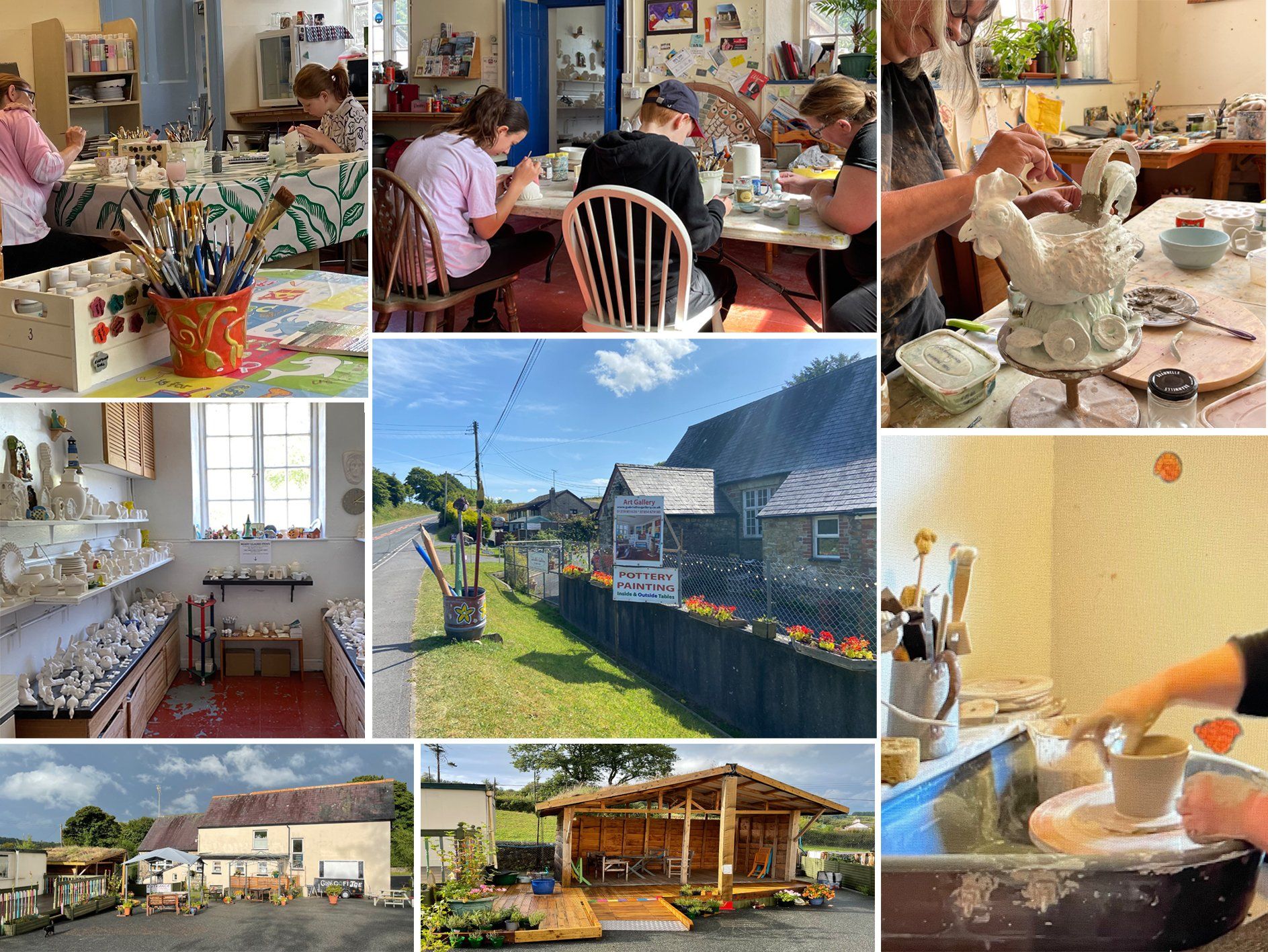 photographs of the interior and exterior of the Gallery