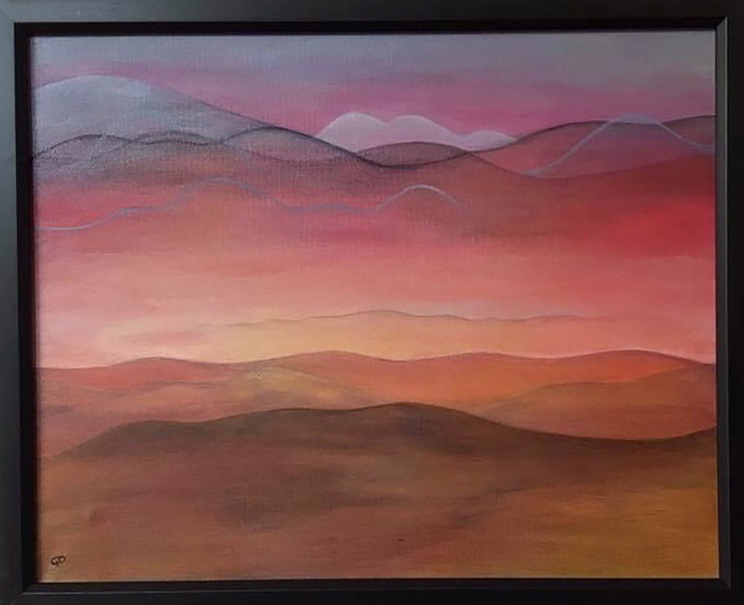 original oil painting by Gabrielle Dudley title