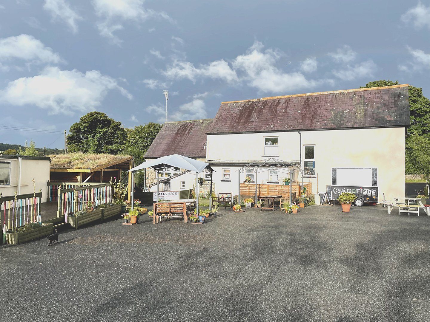rear view of the Gallery from the car park