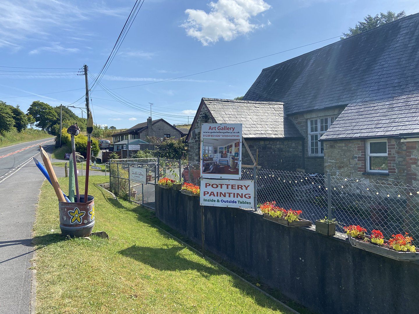 roadside view of the Gallery