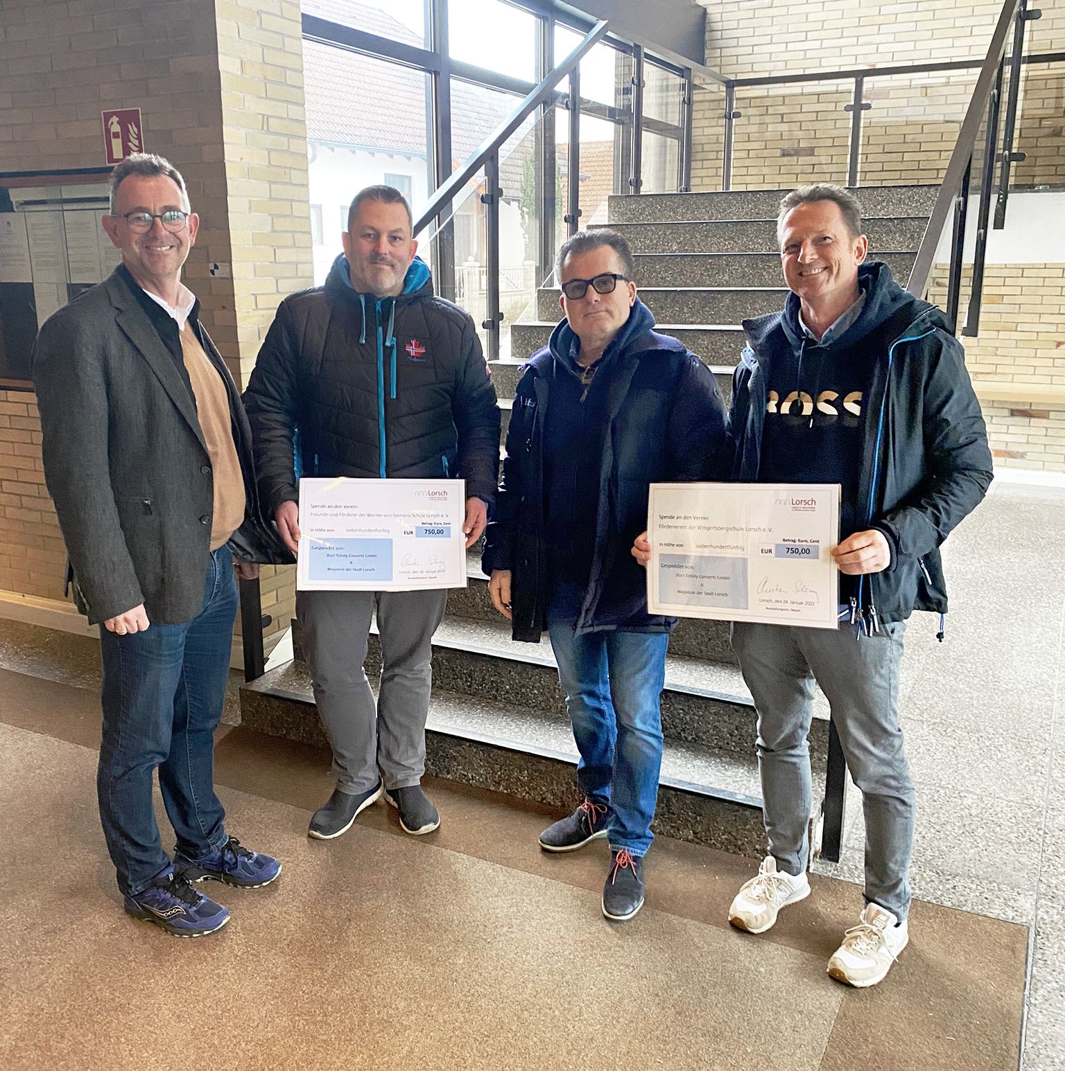 Spendenübergabe, Dieter Tingst Spendenübergabe, Dieter Tingst