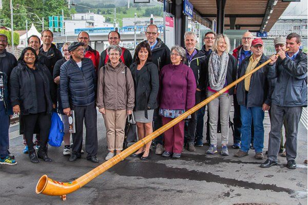 Switzerland with Alpen Horn