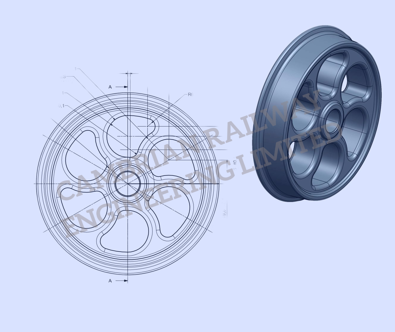 3D CAD Model, Wheel, Design, Consultation, Engineering, 3D Cad, miniature railway