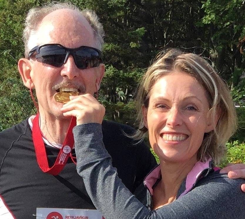My Dad, a Reykjavik Marathon Finisher 10KM