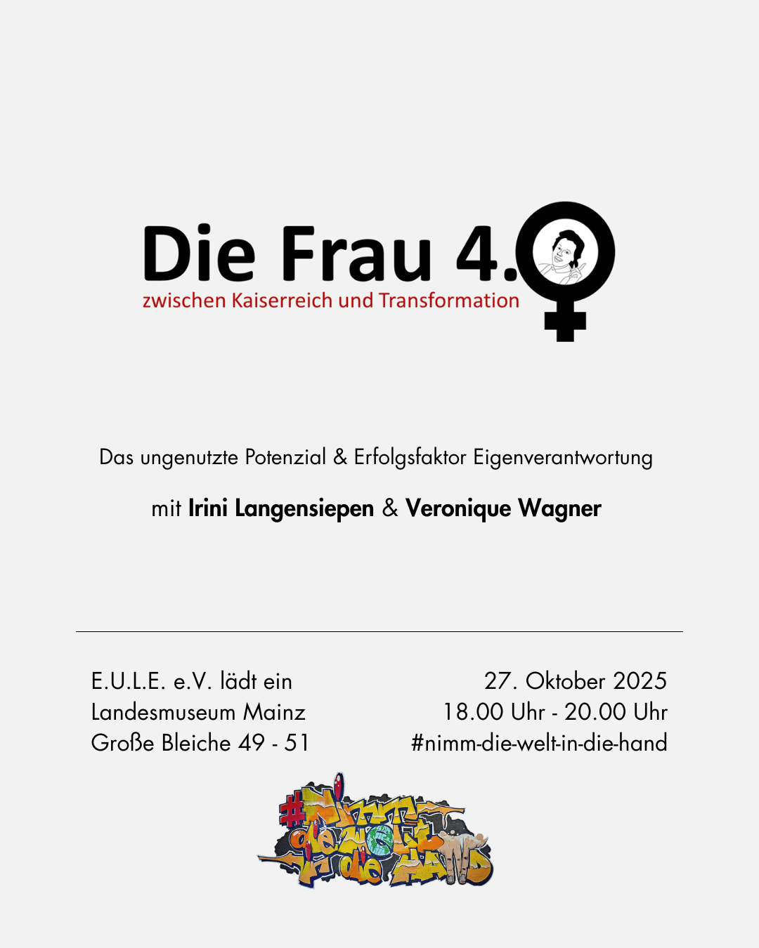Das „Forum des Unternehmerischen“ präsentiert
Die Frau 4.0 am27. Oktober 2025, 18.00 Uhr – 20.00 Uhr