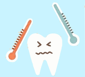 Schmerzempfindliche Zähne